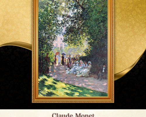 モネ『モンソー公園』複製画 【額入り】 絵画 〜ART❖MUSEUM〜 通販