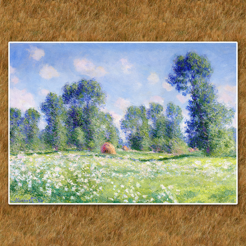 モネ『春のジヴェルニー』複製画 【額入り】 絵画 〜ART❖MUSEUM