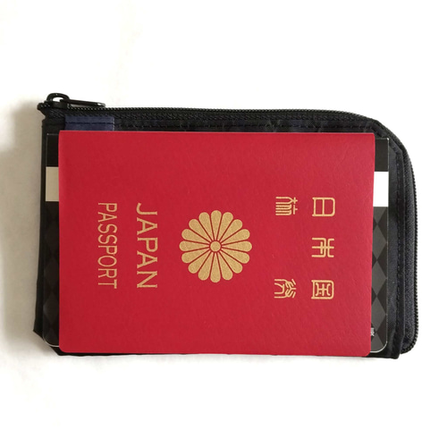 【未使用】ADMJ マルチケース　L字ファスナー ポーチ ナイロンL字ファスナースマホポーチ | LASIEM（ラシエム）公式ストア