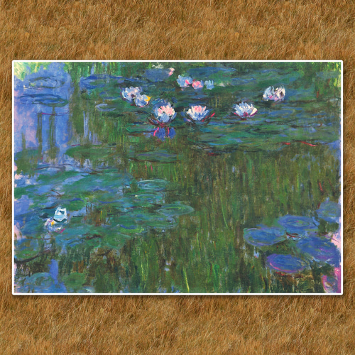 モネ『睡蓮』複製画 【額入り】 絵画 〜ART❖MUSEUM〜 通販