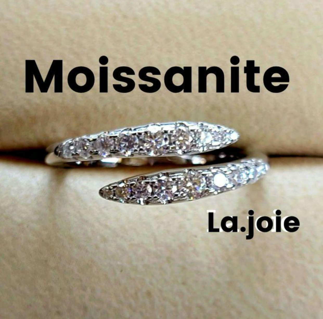 最高品質 splendore モアサナイト リング