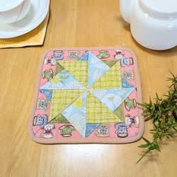 予約品☆四季の森☆秋のパッチワークキルトタペストリー
