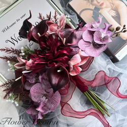 紫（パープル） ブーケ のおすすめ人気通販｜Creema(クリーマ