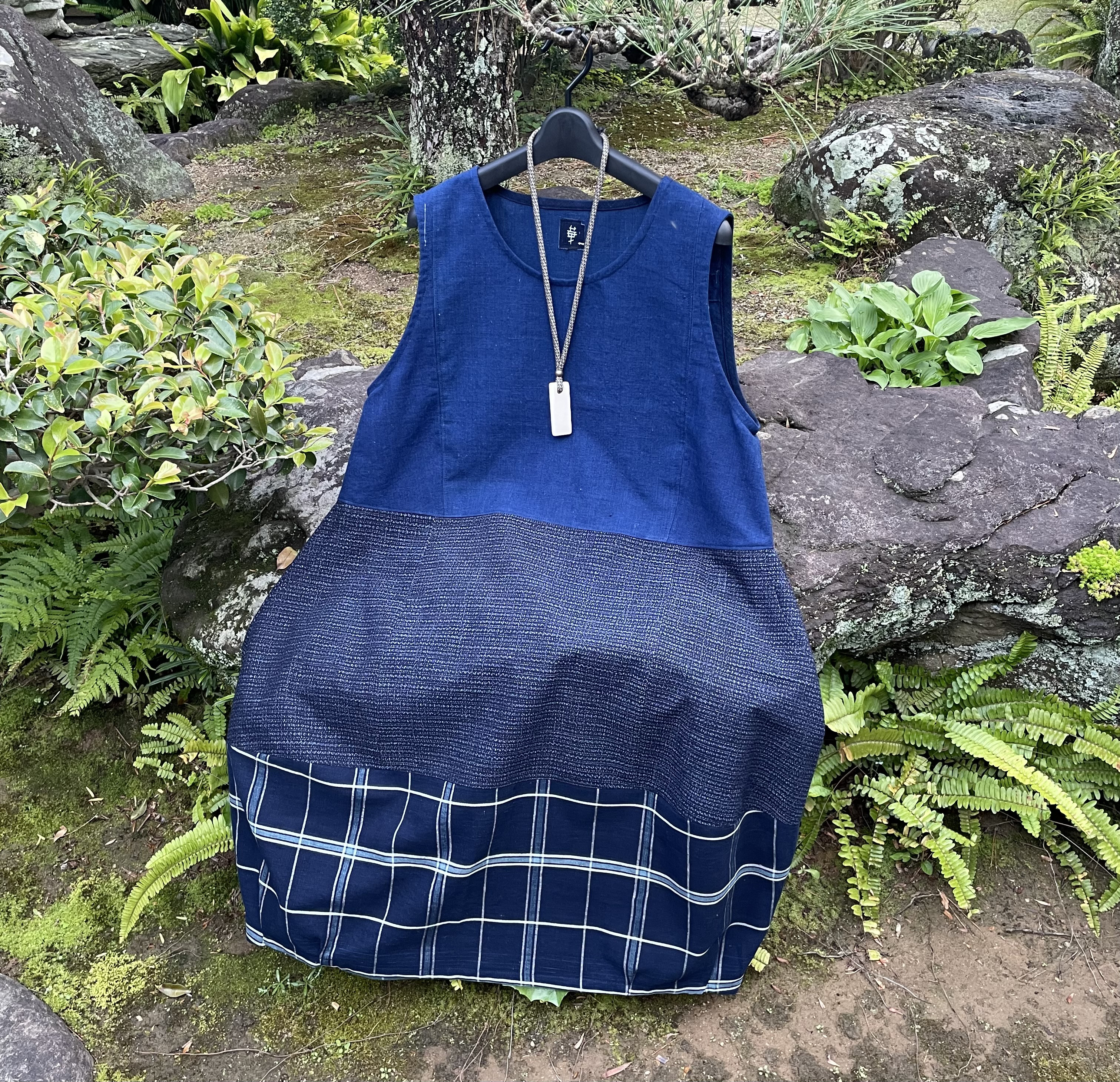 古布リメイクジャンパースカート 楽天市場】【古布リメイクジャンパースカート】作家一点物オリジナル綿