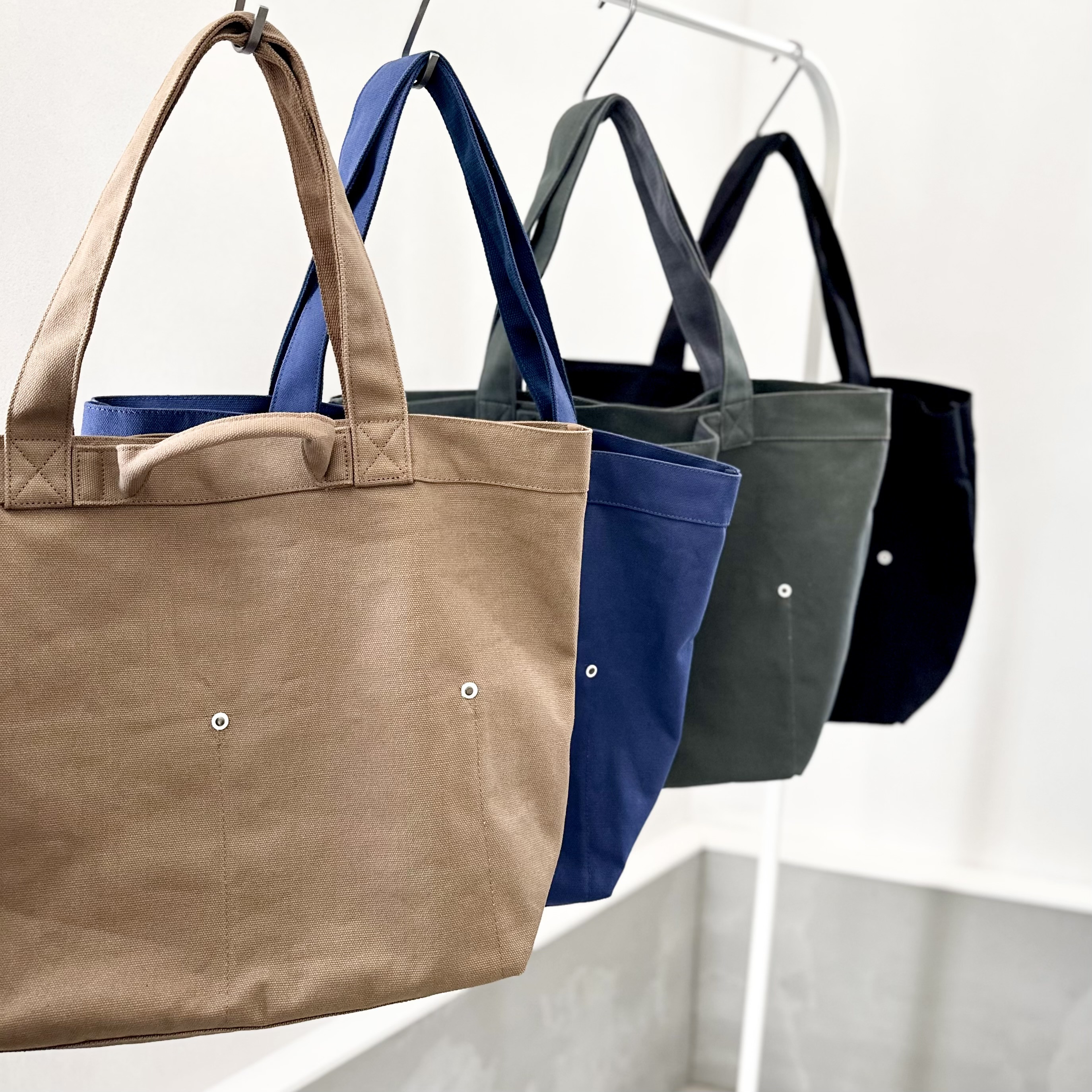 『2025新作』大容量 2WAY ヘビーキャンバス トートバッグ　L-size【4色展開】