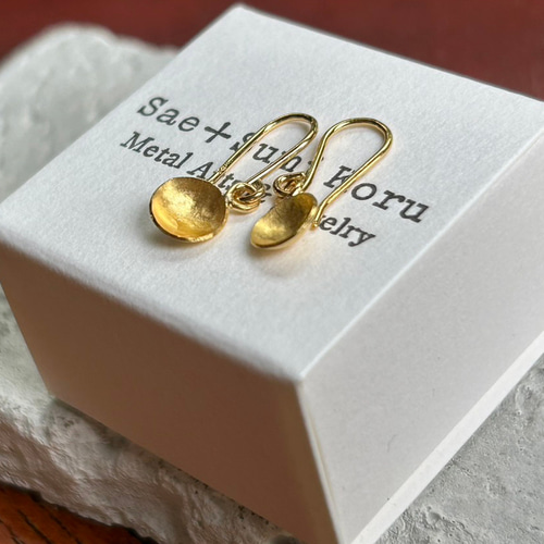 K24 Pure Gold Classic EarringsnⅡ◇純金の揺れるクラシックピアス