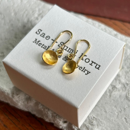 K24 Pure Gold Classic EarringsnⅡ◇純金の揺れるクラシックピアス
