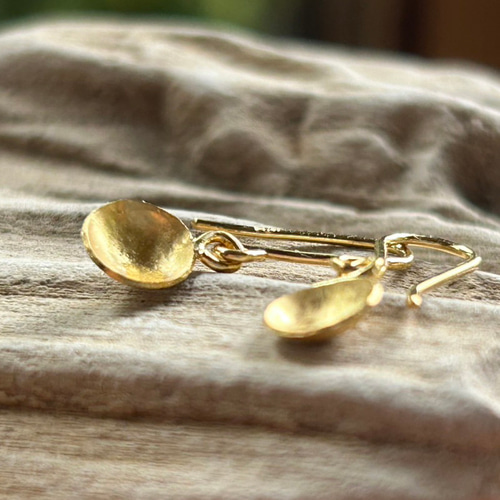 K24 Pure Gold Classic EarringsnⅡ◇純金の揺れるクラシックピアス