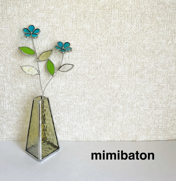 mimibaton＊ステンドグラスフラワー＊ new】mimibaton＊ステンドグラスフラワー＊ アートフラワー