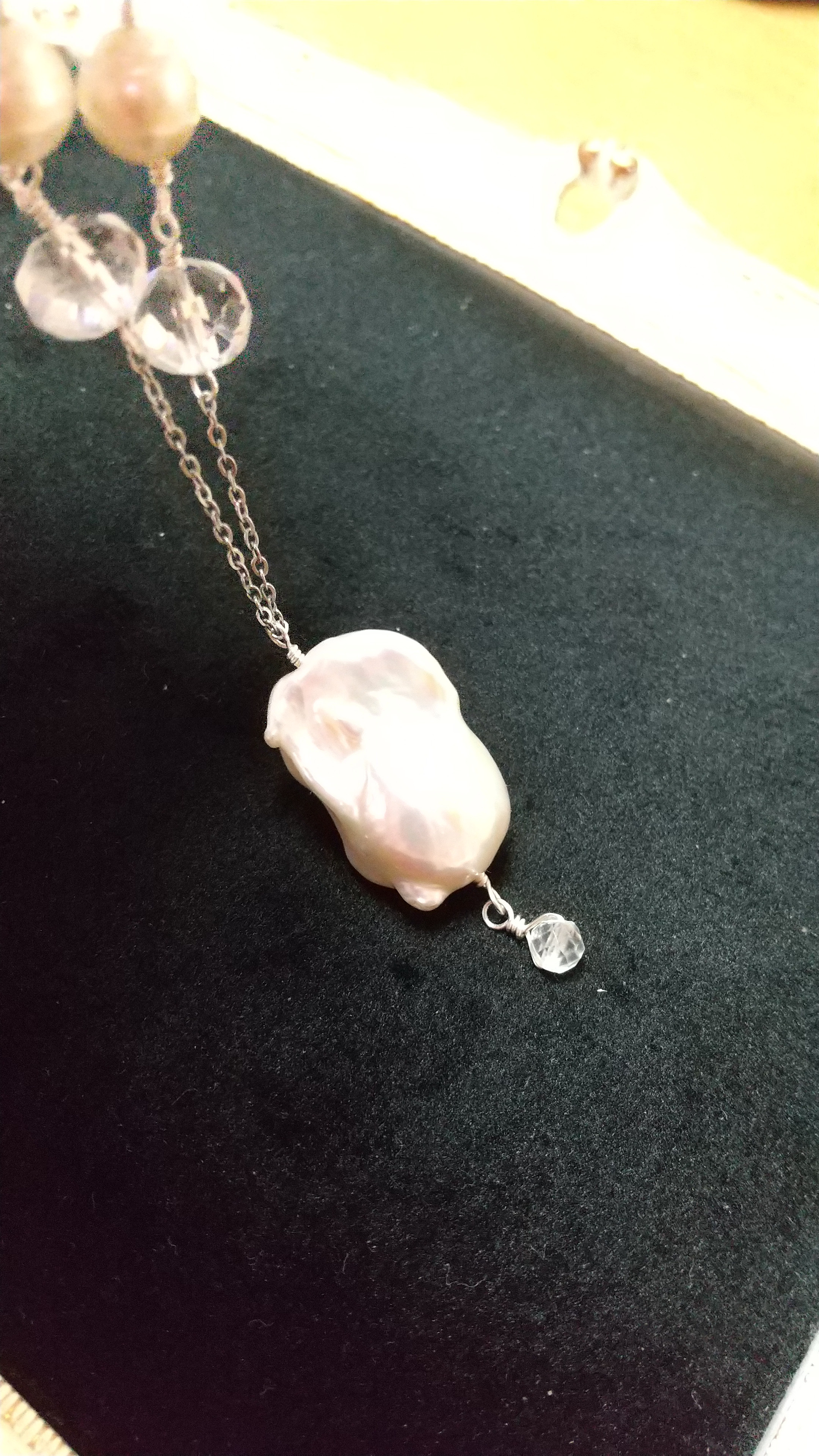 淡水 バロックパール/オイスターパール ネックレス