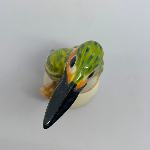 陶芸カワセミ【北海道の野鳥陶芸】送料無料 その他置物