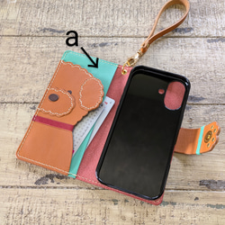 ふわもこトイプードル in スマホケース／全機種 3枚目の画像
