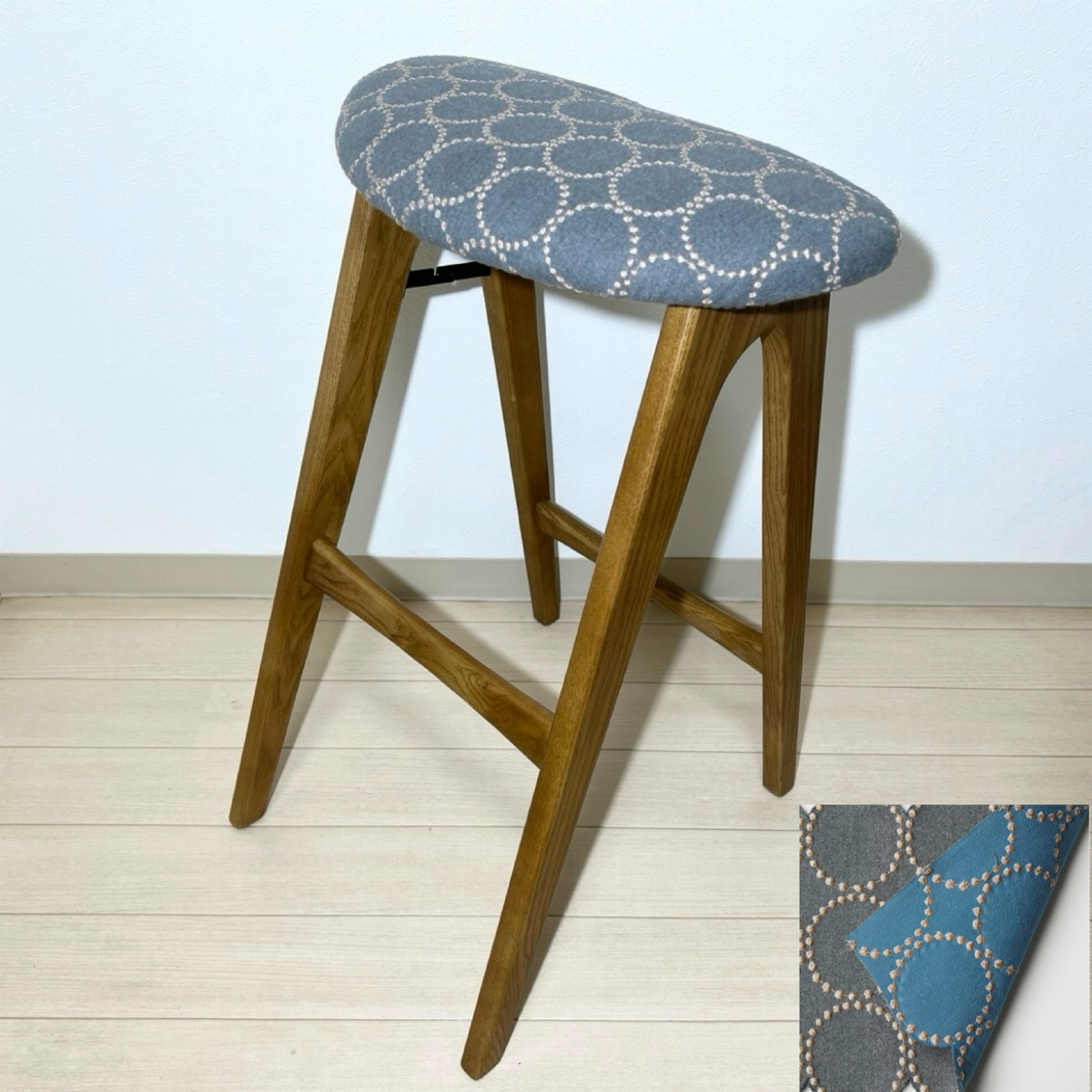 ミナペルホネン dop タンバリン スクエア スツール 【ライトグレー】 椅子 ミナペルホネン dop タンバリン スクエア スツール 【ライト