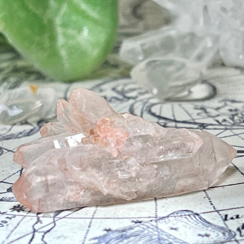 ストロベリーレムリアン ディアマンティーナ産 クラスター 42 ピンク