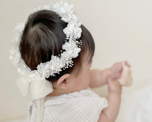 花かんむり  ドール用、ベビー、キッズ、大人どのサイズでもご注文OK 379c78cfc17468c19ba343834fdc7e