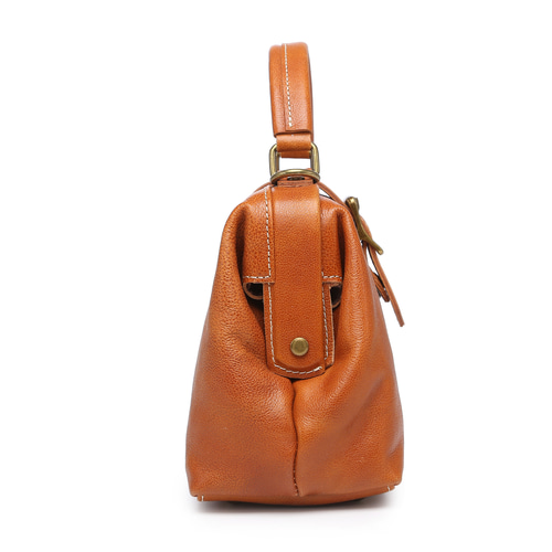 未使用保管品✨NICOLE ハンドバッグ ドクターズバッグ 本革 ブラウン ドクターバッグ ハンドバッグ 本革 ダレスバッグ レザー