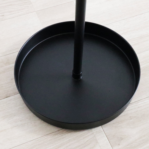 ブラックにシルバーと透明がポイント クールモダンテイスト アイアン傘