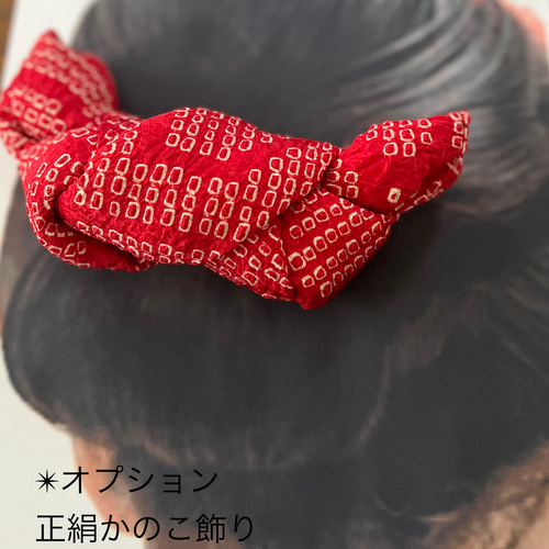 再販〉髪飾り つまみ細工 七五三 成人式 卒業式 レトロピンク かんざし