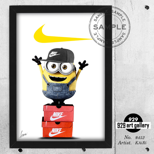 NIKE type☆オマージュアートインテリアポスター＃452☆ナイキ