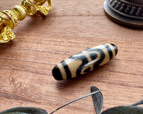 ありあ瑪瑙 へび銀線天珠 6-106 ◇A至純天珠◇十二眼天珠(じゅうにがん