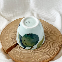 チコロット❤️すべて手描き❤️染付け❤️青リンゴ❤️猫❤️カップ❤️コーヒーカップ❤️お湯呑み❤️小鉢❤️ポメラニアン 9枚目の画像