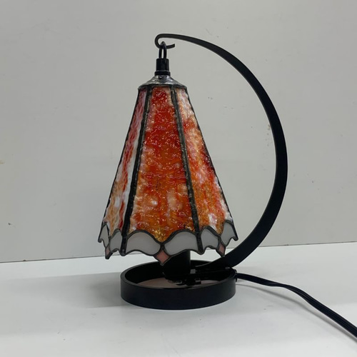 ステンドグラスランプ オレンジ a08dedf1f82e7fb1fa63a40b800ce9