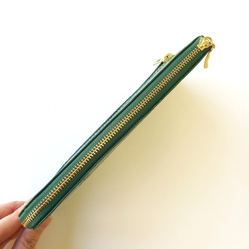 美品未使用　仔牛革グリーンコート 豊岡工房 牛革コンパクト財布 | ABCミッケ｜【公式】ABC通販サイト