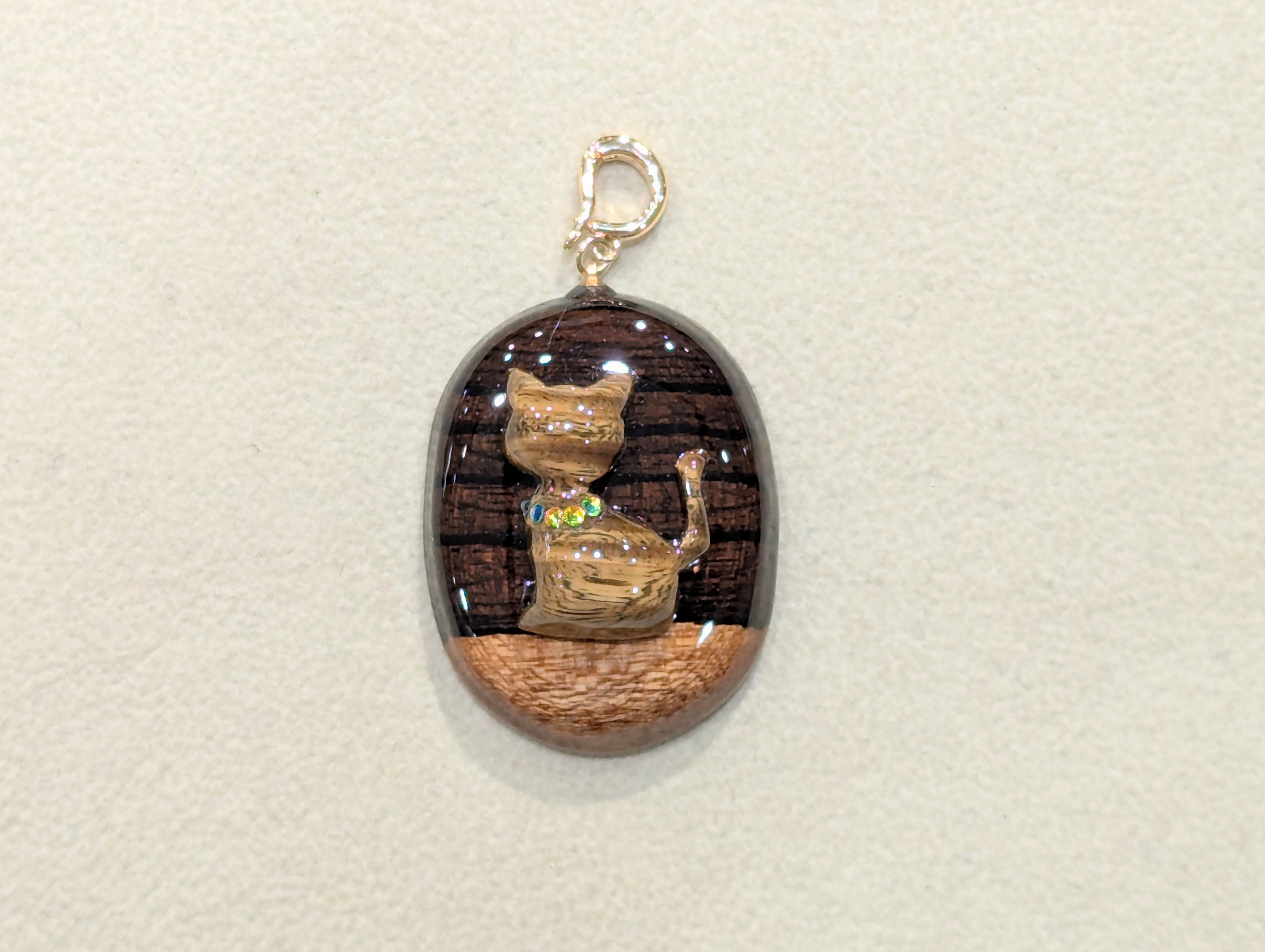 木製　ペンダントトップ　(　ねこ　) 5,070円