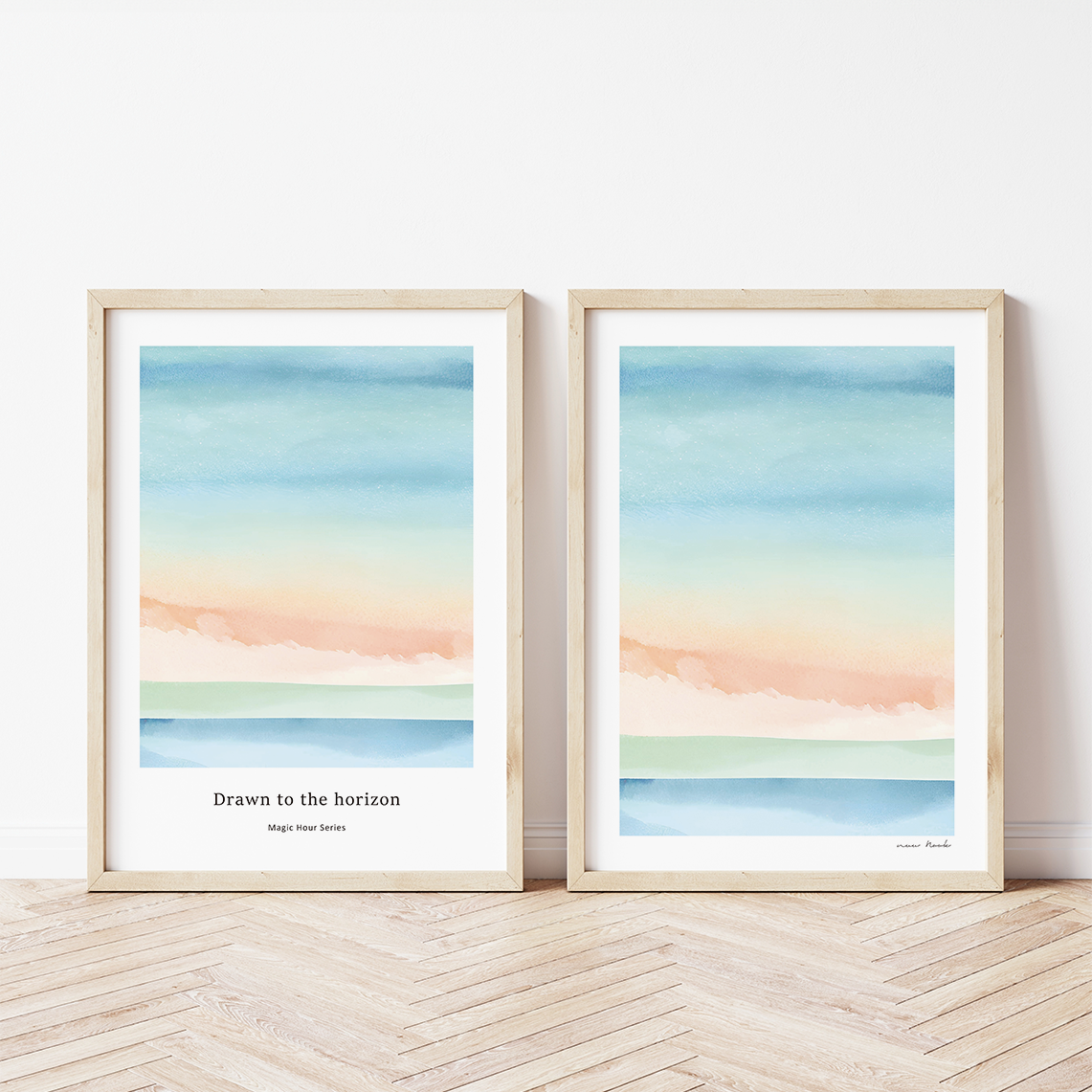 海　虹　ビーチ　ポスターインテリア　B2サイズ　送料無料 海　虹　ビーチ　ポスターインテリア　B2サイズ　送料無料