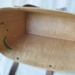 ★一閑張り風・小麦粉袋春よ恋×米袋バッグお袋さん★ 7枚目の画像