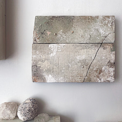 絵画　原画　現代アート　インテリア 279/木と石と色のアートパネル 絵画|原画|什器|インテリア|壁飾り|現代