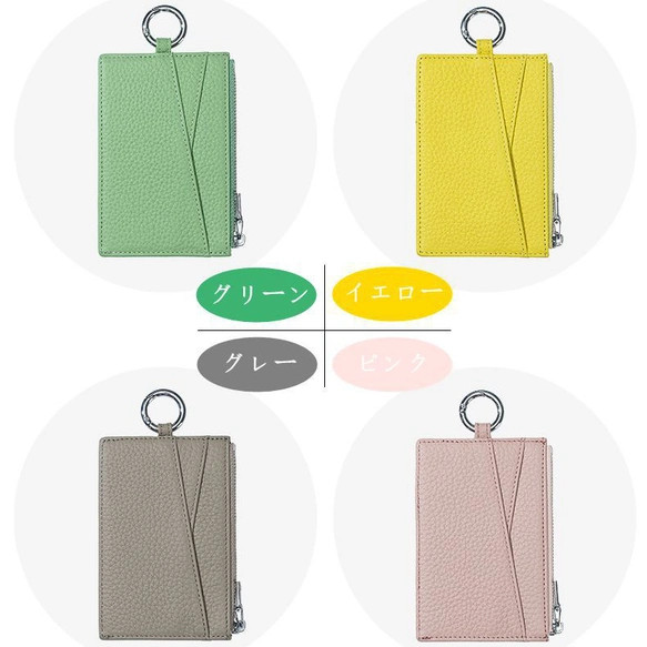 フラグメントケース 本革 ミニ財布 コンパクト財布 小さい財布 ミニウォレット 【S017】 5枚目の画像