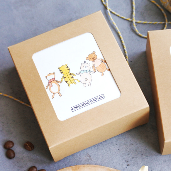 ＜出産&内祝いギフト＞ デカフェ2種 ドリップバック 10個set | 自家焙煎 カフェインレスコーヒー 4枚目の画像