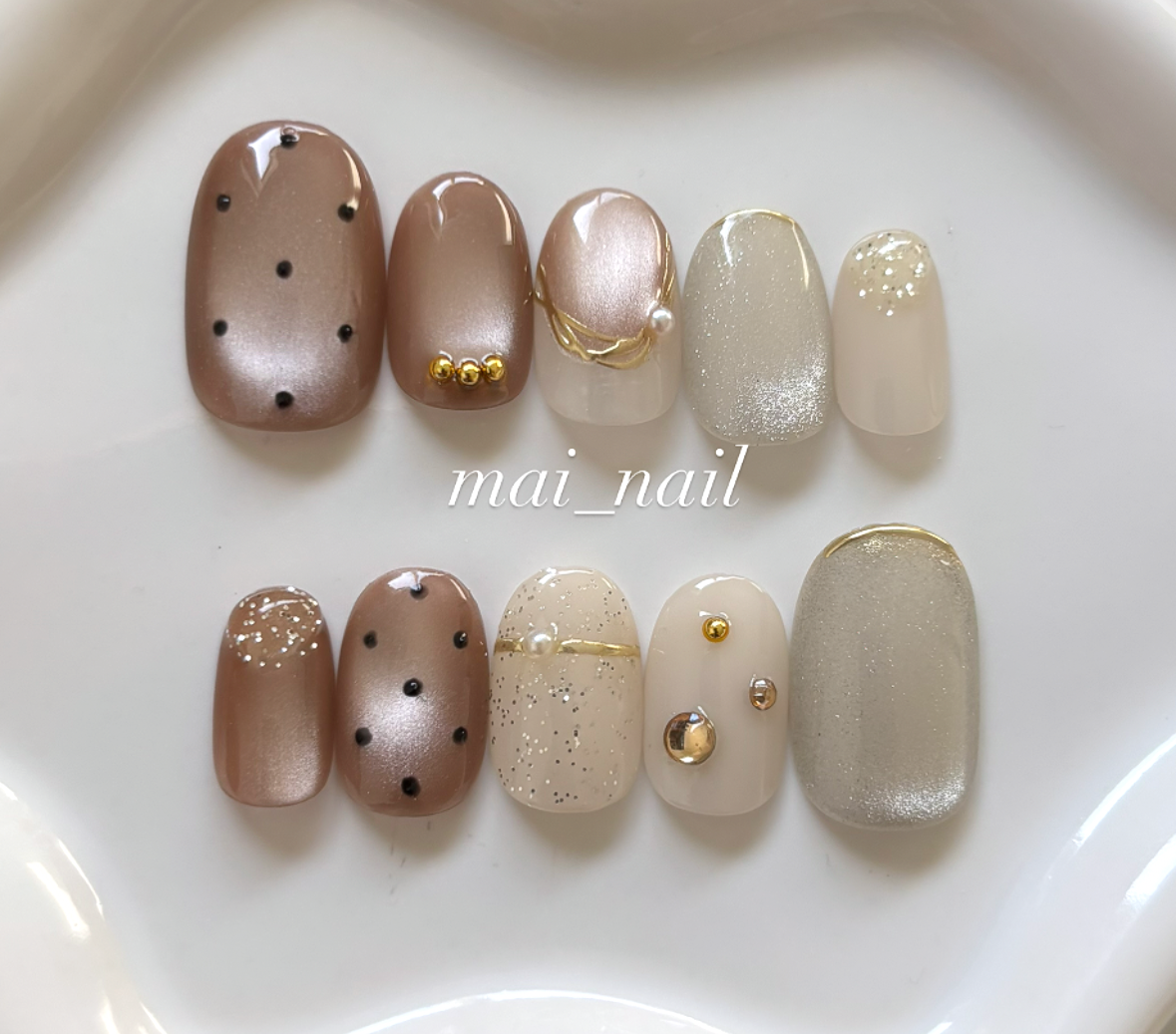 ［04］ネイルチップ ぷっくりネイル ミラーネイル 癖ネイル 個性派 オーダー d2d4208e4391a2ed524fcde63f4be5