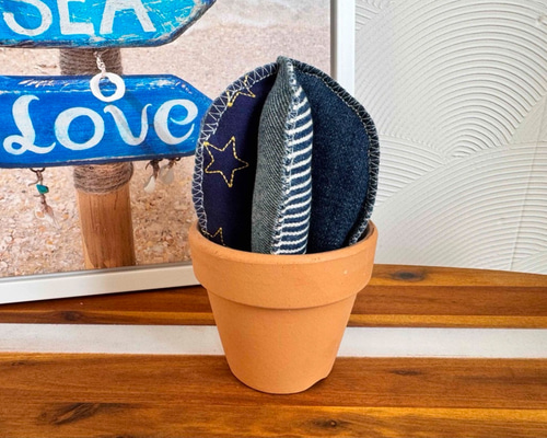 デニム サボテン インテリア 植物 その他インテリア雑貨