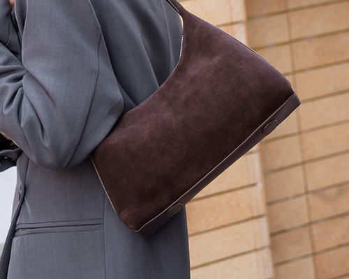 2025春夏新作！•スエード牛革×クラシックブラウン•レトロ感ある大人