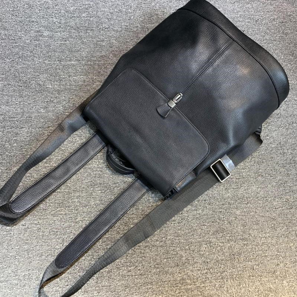 2025季節の新作本革リュックサック頭層牛革男女兼用旅行リュックサック牛革リュックサック 2枚目の画像