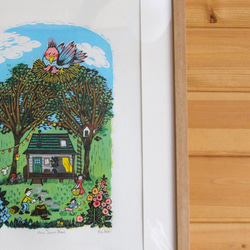 多色刷り版画作品　Home Sweet Home　 1枚目の画像