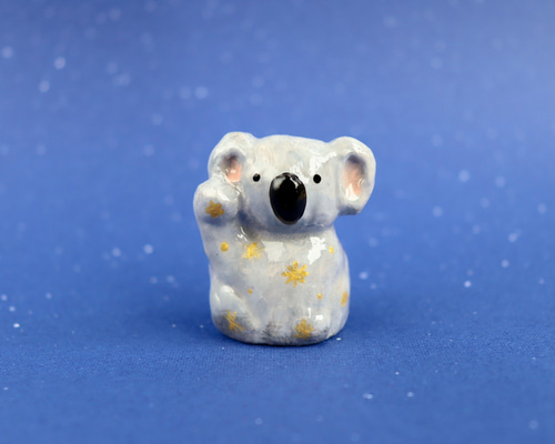 星空招きコアラ【右手上げ】 招き猫 日なたの窓 通販 19298008｜Creema