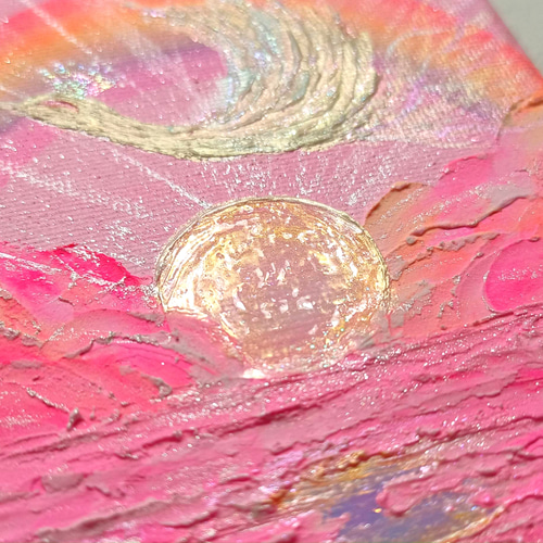 風水開運幸せ絵画＊夢色光画〜虹龍/カラフル×ピンク〜ヒーリング　金運　ラッキー 風水吉祥幸せ絵画＊夢色光画〜微笑み鳳凰/ピンク〜虹ヒーリング