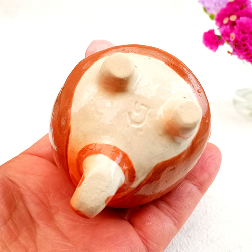猫カフェ・ミルクピッチャー60ml トラ猫 陶器 クリーマー ポット・急須