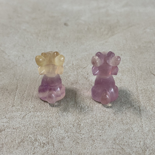 キャンディーフローライト トナカイ 置物 彫り物 その他