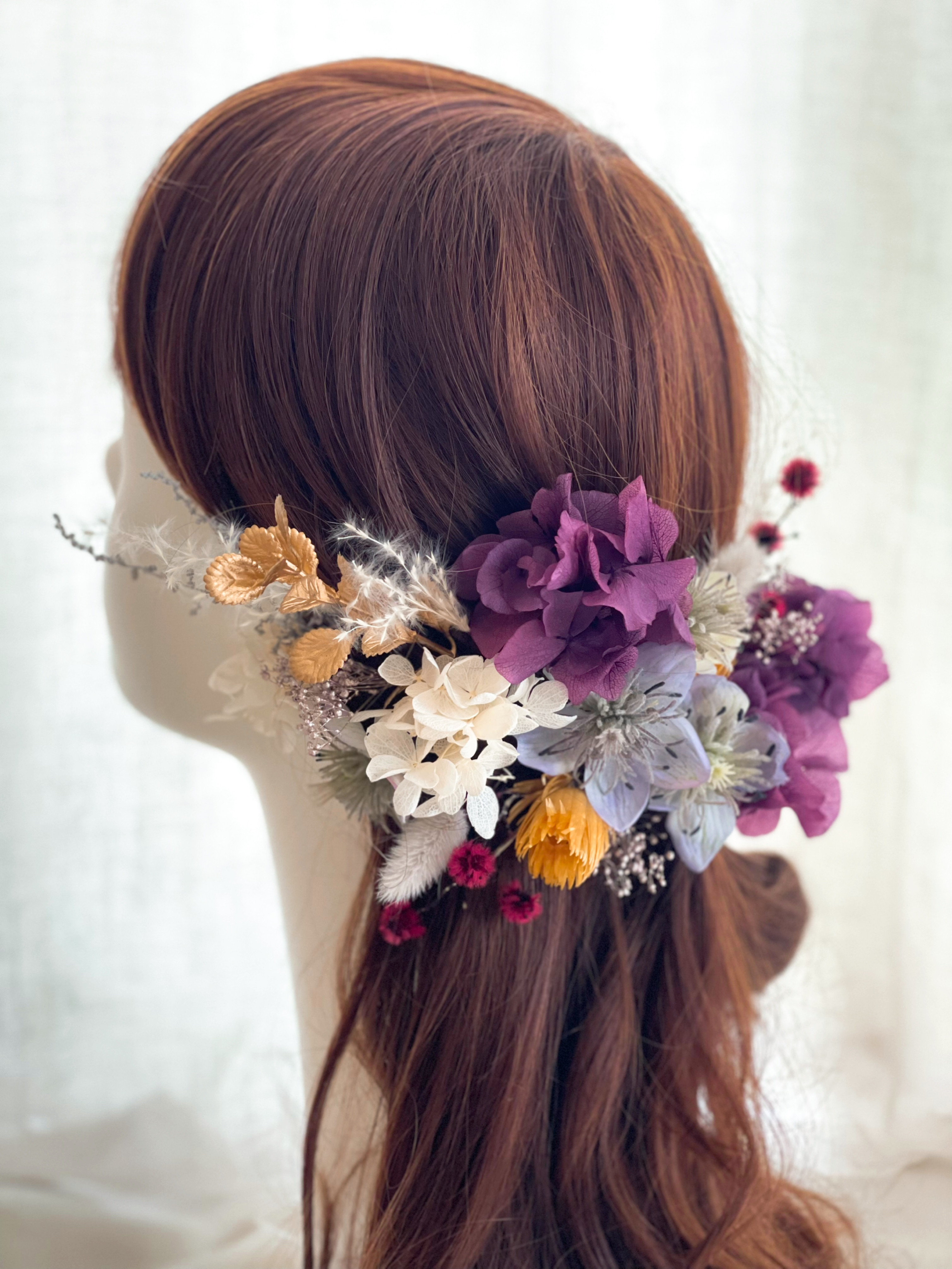 髪飾り,結婚式,成人式,卒業式,前撮り,フォトウエディング, Hair Accessories