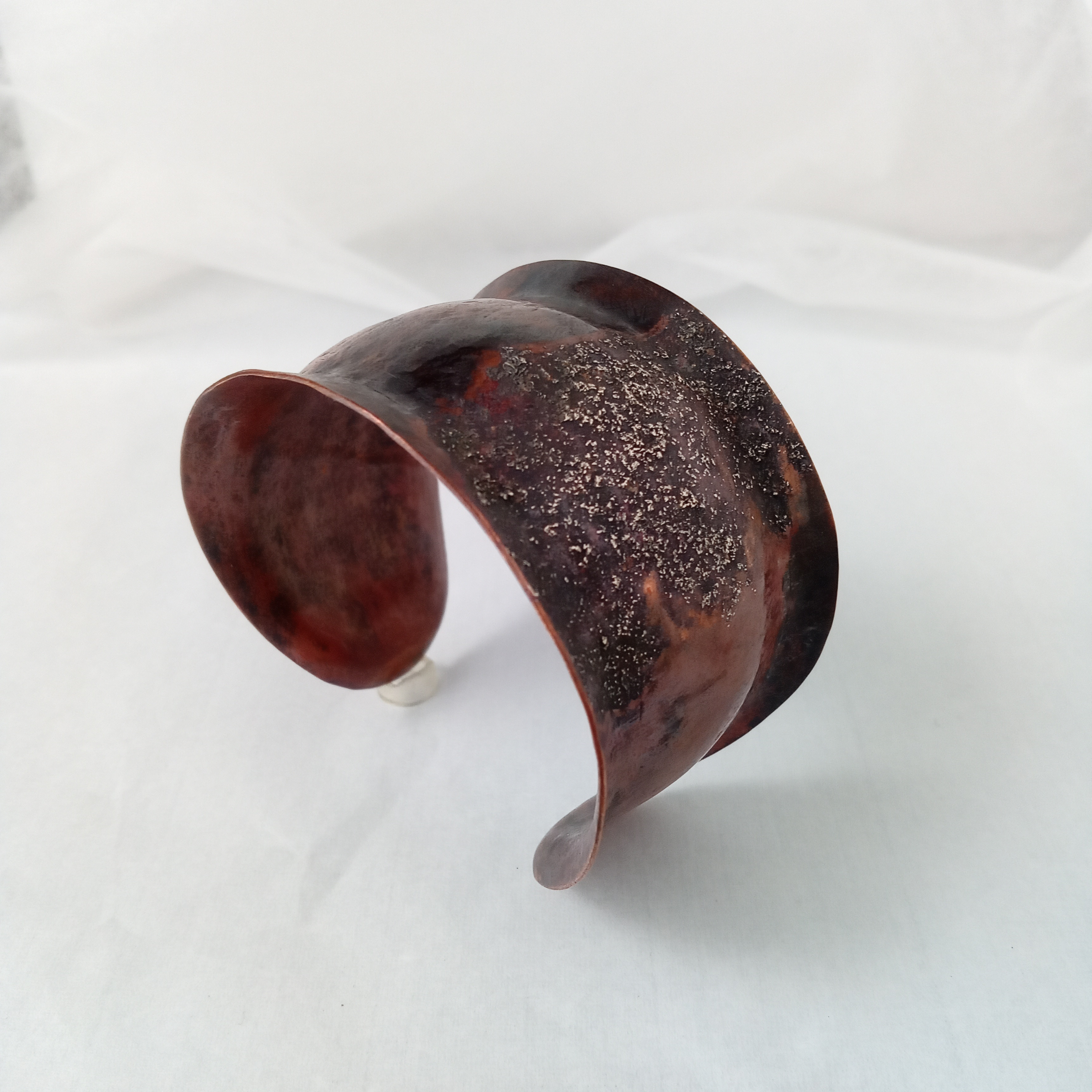 handmade 銅のバングルa　一点もの