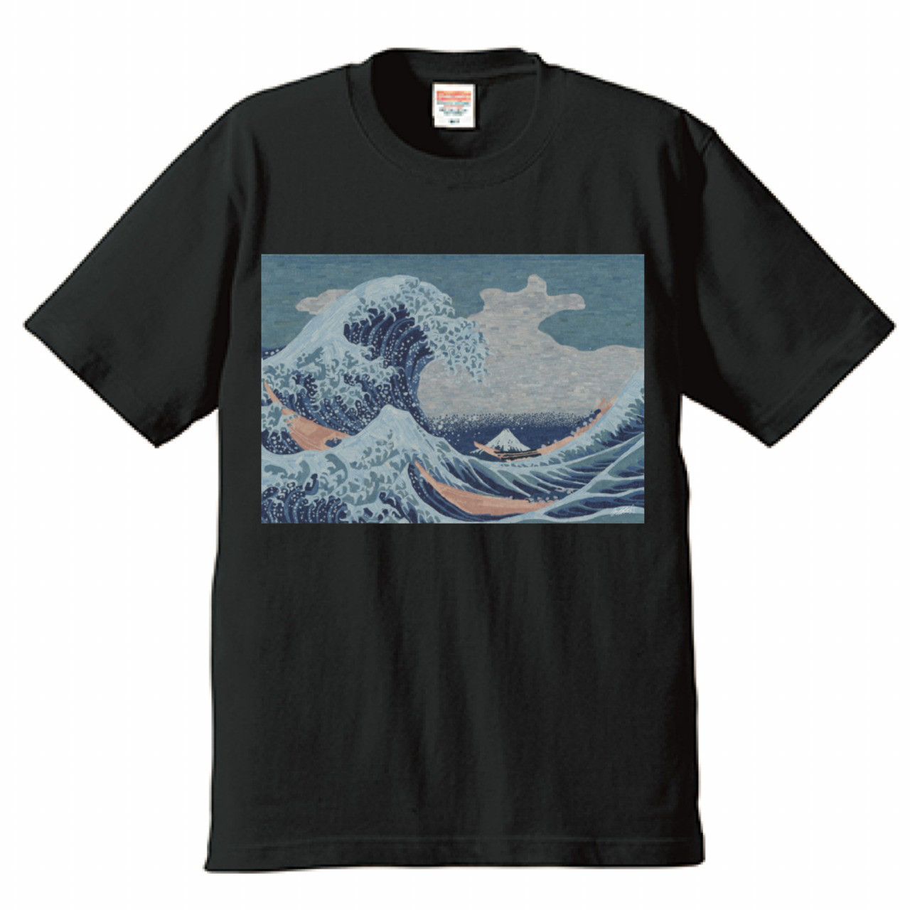 The Great Wave T-shirts BLK