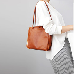 【限定価格】大容量 柔らかい本革トート｜たっぷり収納×上品デザイン｜母の日・誕生日ギフトにおすすめ（選べる5色） 1枚目の画像