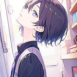 自作イラスト 男の子 美しい 可愛い アニメ風 ハガキサイズ 可愛い