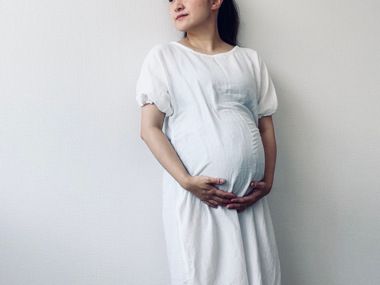 【cute】<妊婦さんにおすすめ>コットン100%ダブルガーゼ部屋着マタニティワンピ