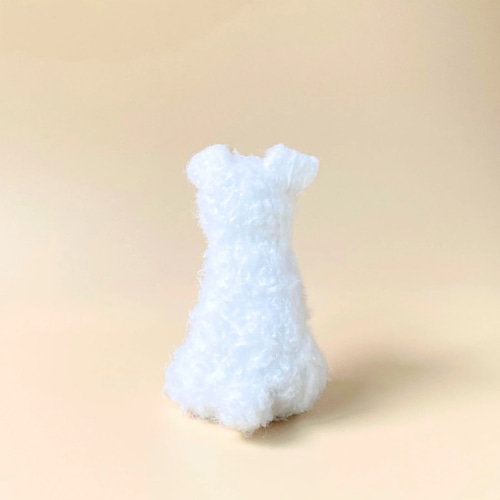 いつでもいっしょ♪ 小さなホワイトミニチュアシュナウザー 犬の