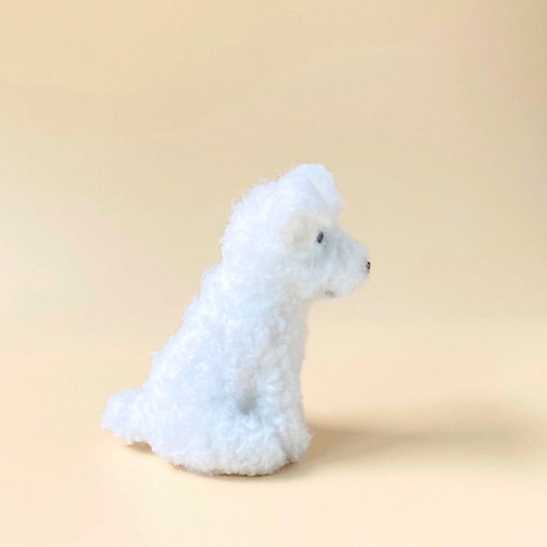 いつでもいっしょ♪ 小さなホワイトミニチュアシュナウザー 犬の